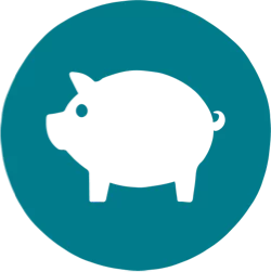 Piggy bank icon