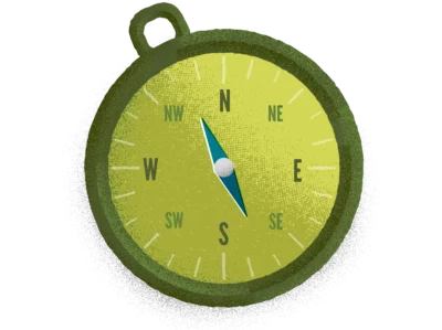 Picture of a compass