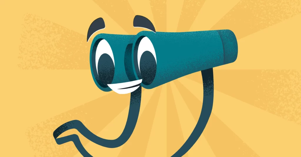 personified binoculars