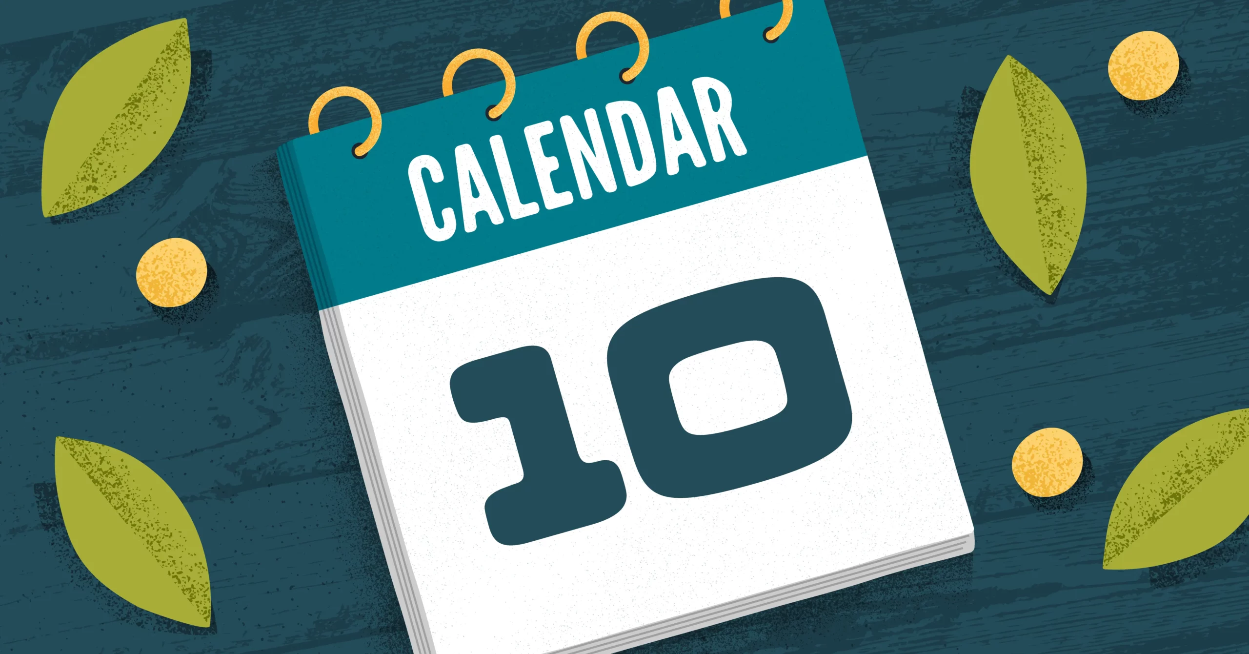 Calendar on the 10th day