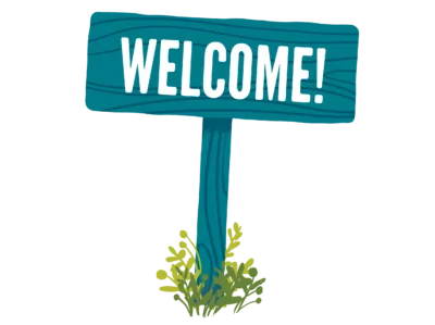 Welcome sign