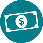 Illustration of a dollar bill icon