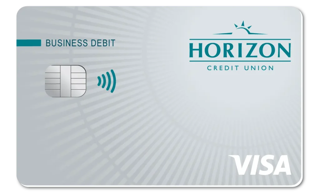 Image of a business debit card