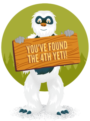 You've found the 4th Yeti!