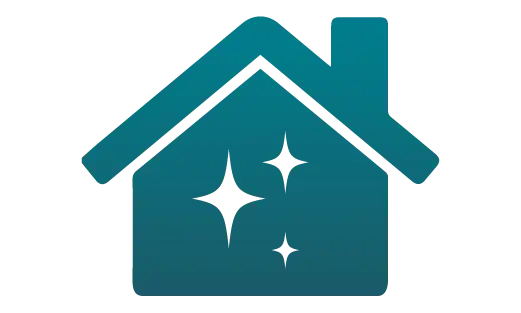 Icon of a house with stars in it.