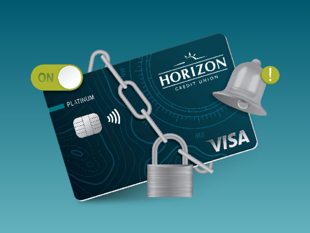 credit card with card controls
