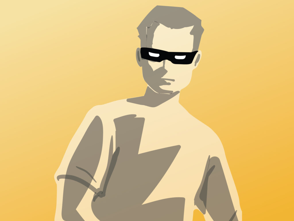 Scammer burglar