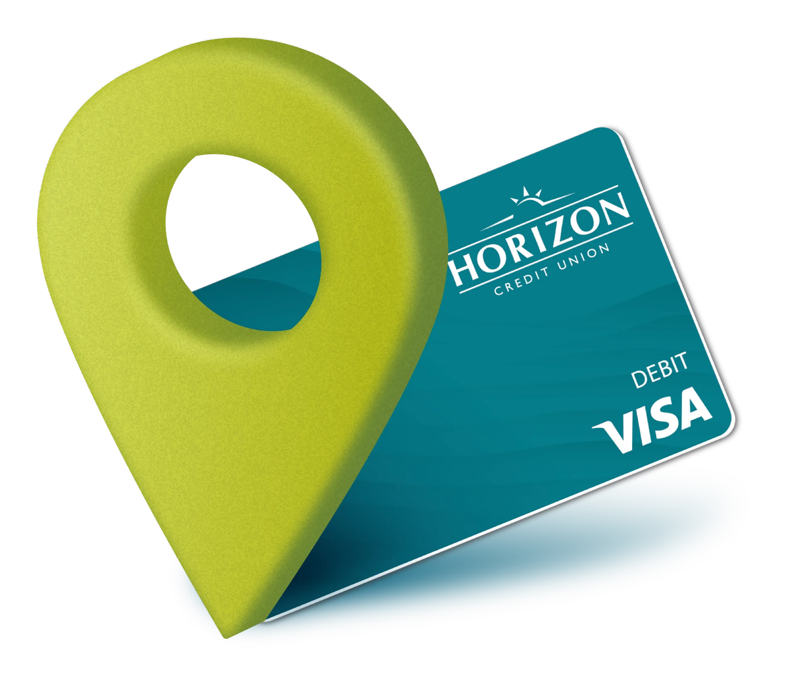 Open a checking account pinpoint marker