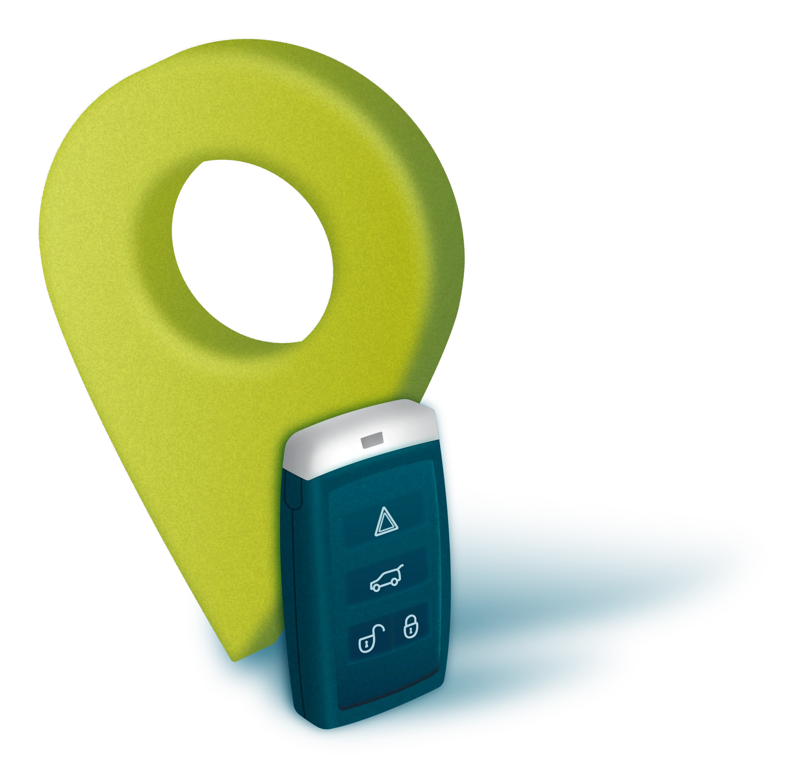 Buying a car pinpoint marker