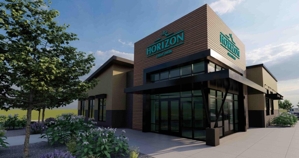 Future Horizon Credit Union branch rendering