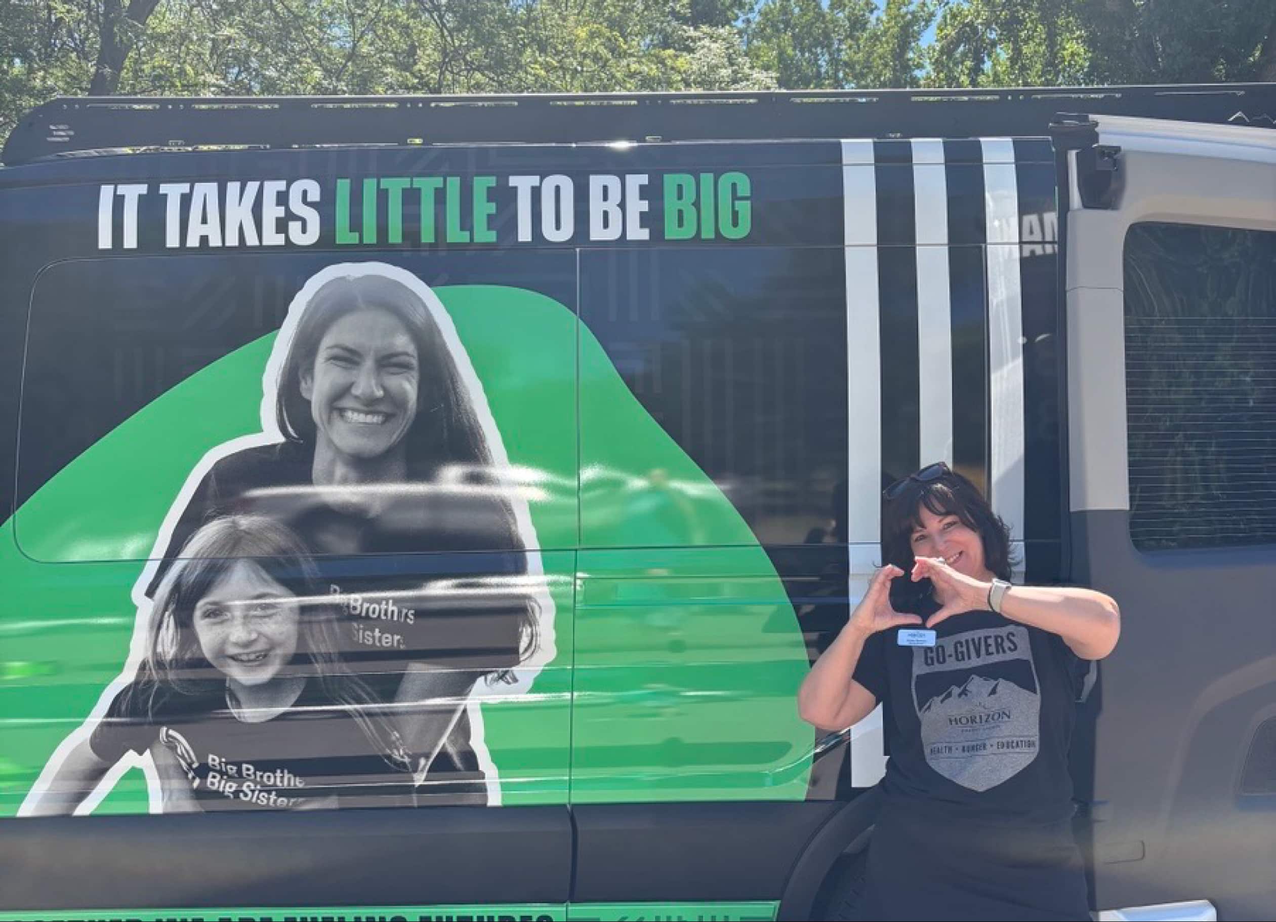 Big Brothers Big Sisters mobile mentor van