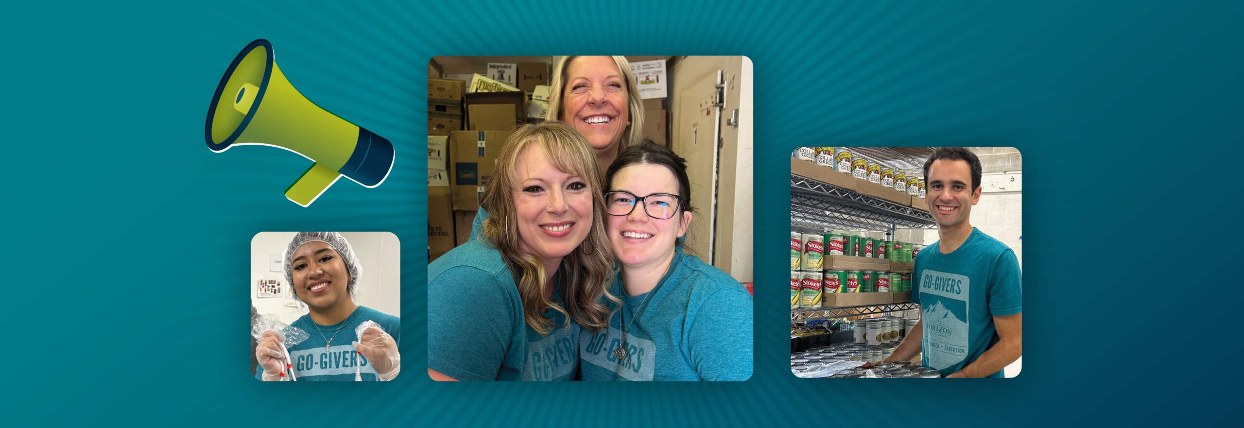 Horizon employees volunteering for Go Give Grow Day